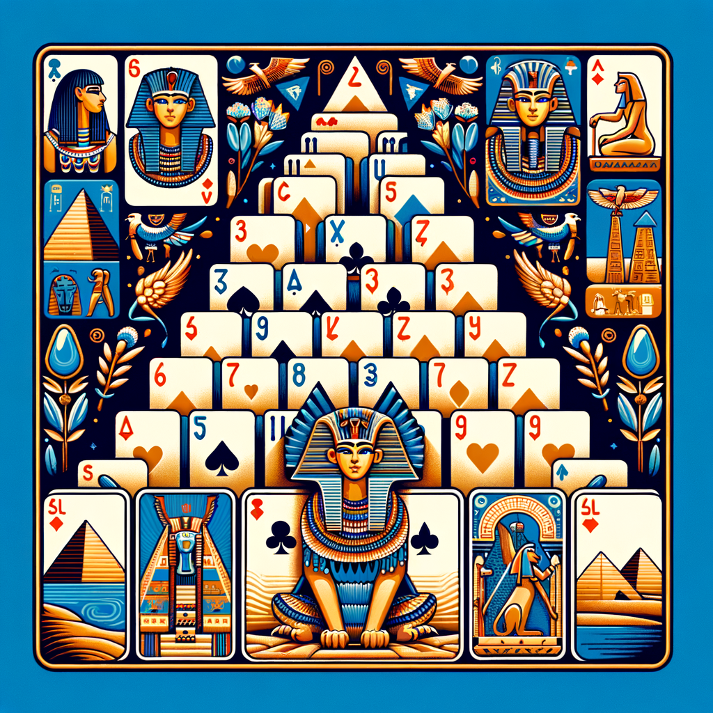 Pyramid Solitaire Blue Adventure